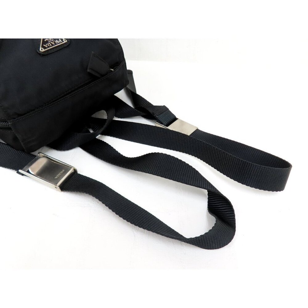 Prada Backpack Rucksack Black Silver Hardware - Picture 4 of 10